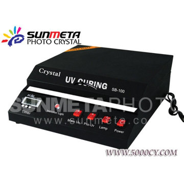 Preço barato cristal UV-Curing máquina, máquina de impressão de cristal uv